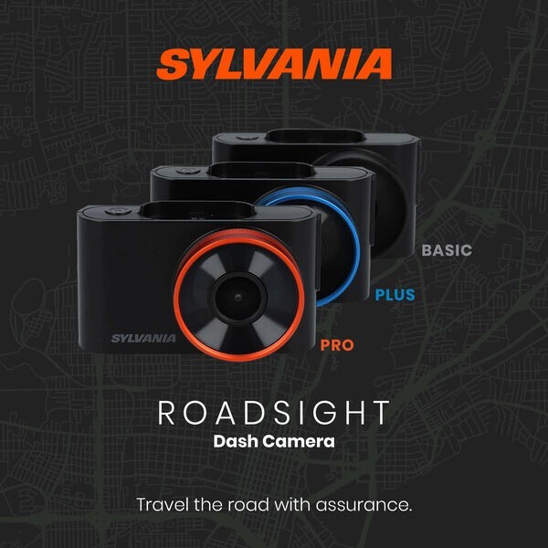 Sylvania: Roadsight Plus Dash Camera HD 1080p + 32GB Micro SD Memory Card