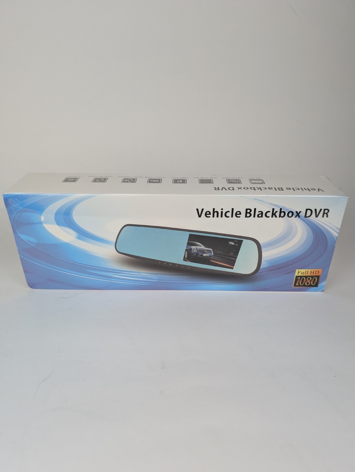 Vehicle Blackbox DVR 1080 Car Rearview Mirror 170 Wide Angle 4.3″ Video Recorder
