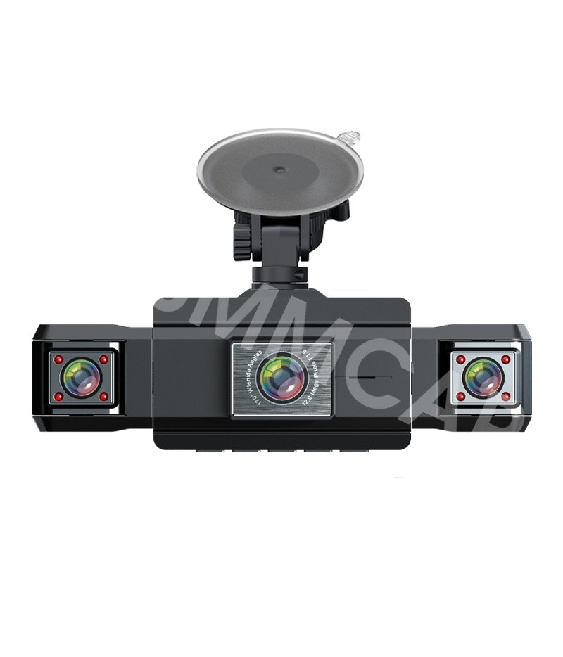 Car Dash Cam DVR 1080P Driving Recorder WiFi 4 Lens Night Vision With 32G Card