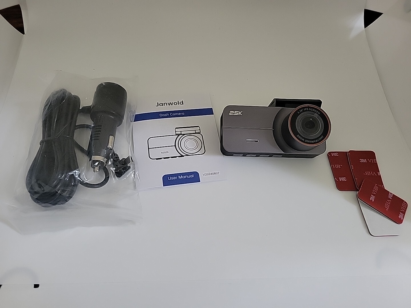 Janwold Dash Camera 2.5 K Model No. V20240807