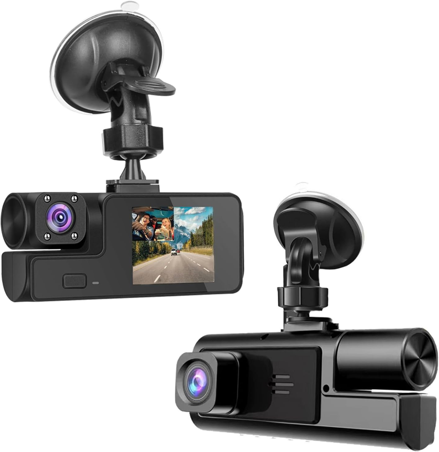 Camara Auto Dual 1080P Frontal Interior 170 Grados WDR G Sensor Vision Nocturna