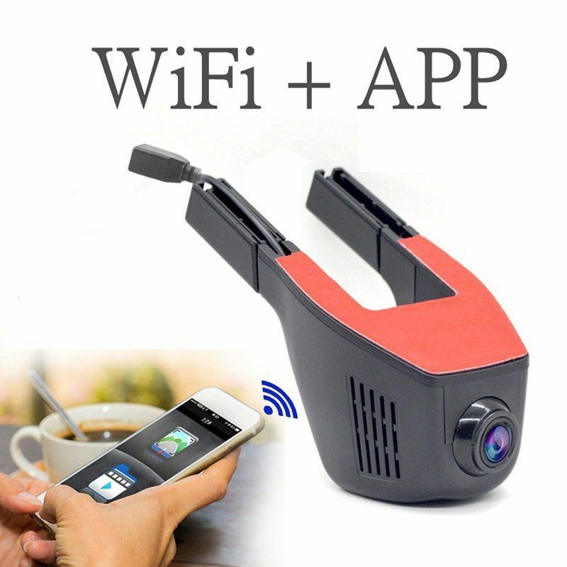 32GB WiFi APP Hidden Car DVR HD1080P Dash Cam 170° Video Recorder Night Vision
