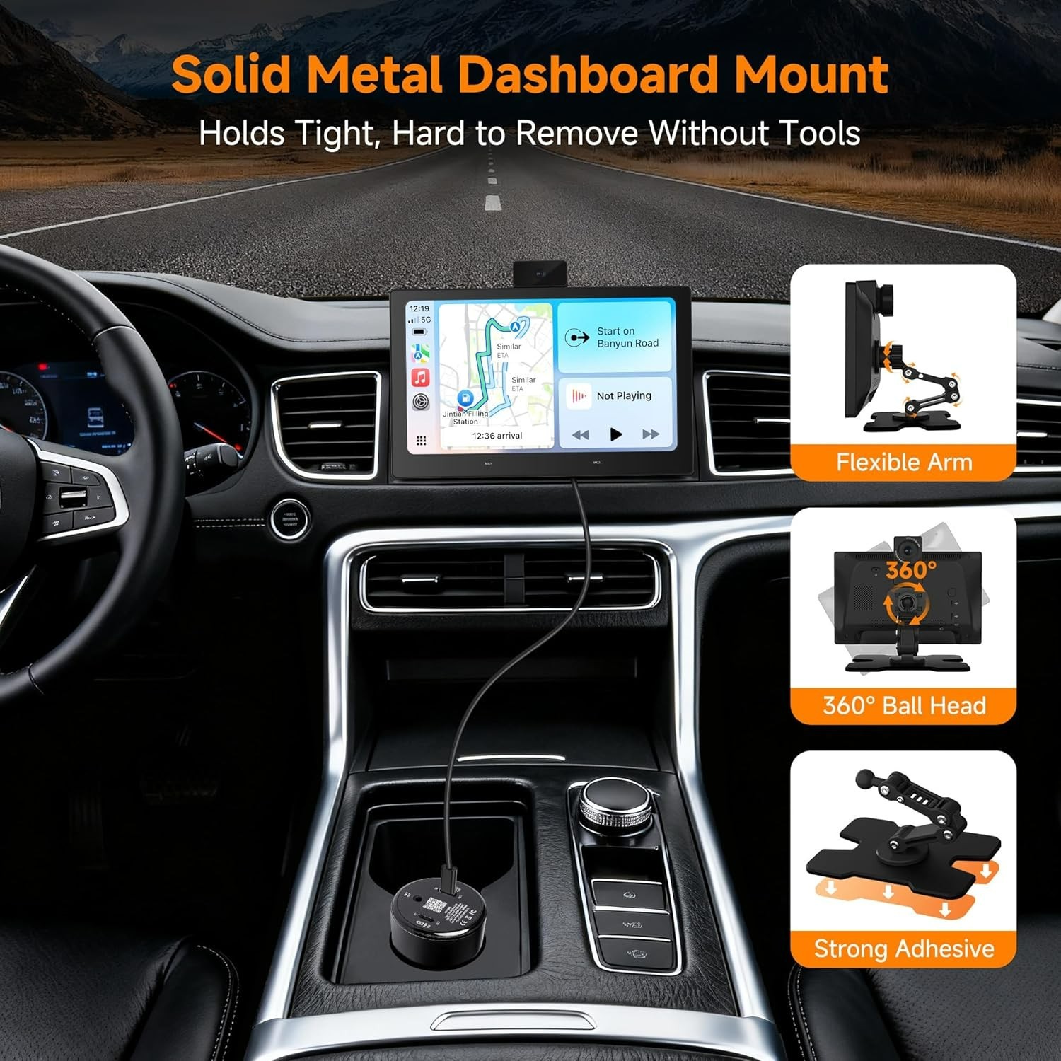 P6 9″ PREMIUM CarPlay/Android Auto Touchscreen, DashCam, Bluetooth, GPS