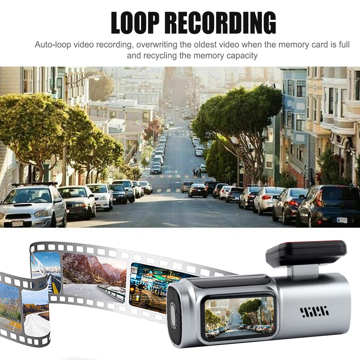 2.5K Car Wifi Dash Cam 32GB DVR Camera Video Recorder G-sensor Night Vision Cam