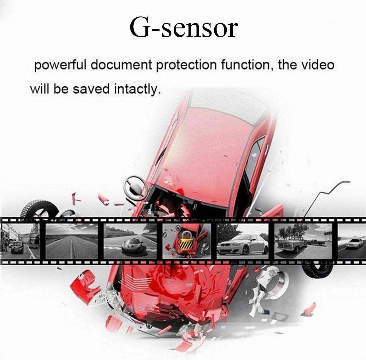 Car DVR Radar Detector 720P HD Dash Cam 140° Wide Angle Night Vision G-Sensor