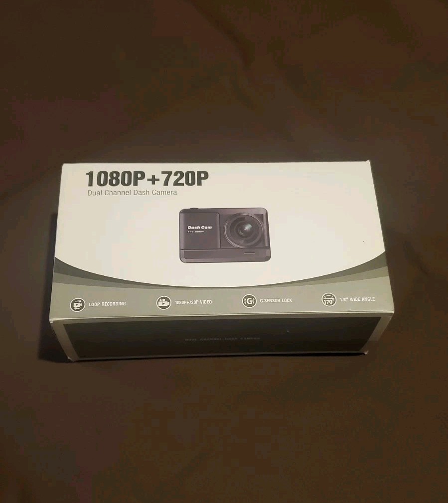 Dual Channel Dash Camera – 1080P + 720P
