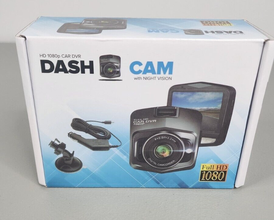 Dash Cam 2.4” Full HD 1080P Car DVR Front Camera Night Vision 12mp