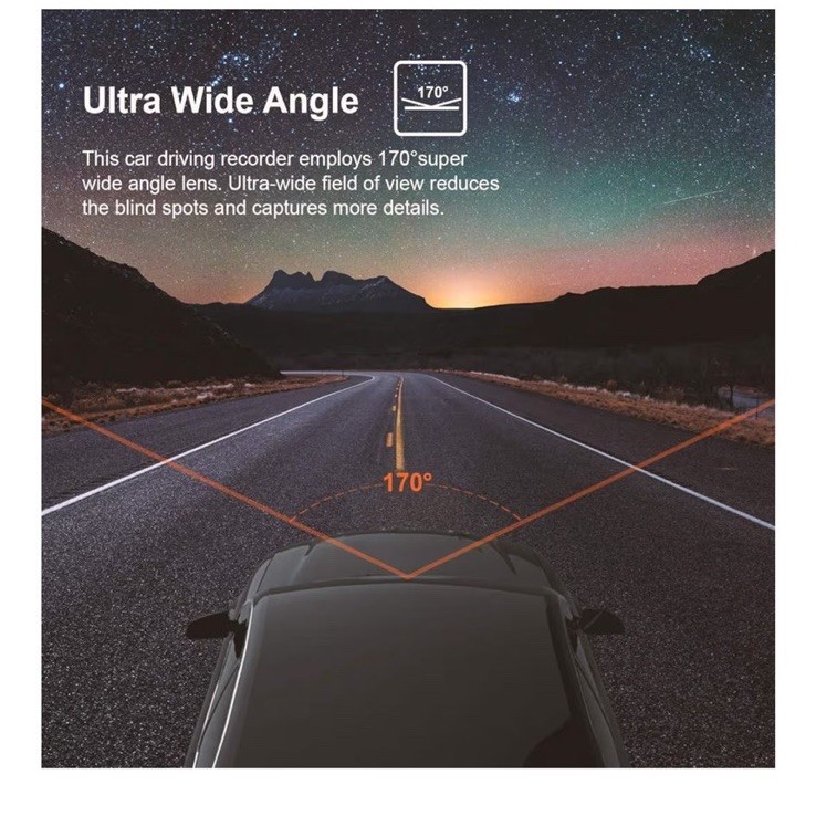 Rexing V1 2.4 LCD FHD 1080p 170 Wide Angle Dashboard Camera