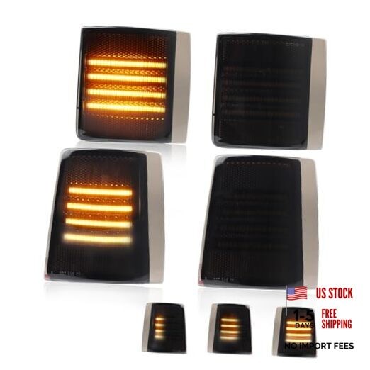 Sequential Front & Rear Side 94-99 GMC Sierra C/K 1500 Sequential Amber LED