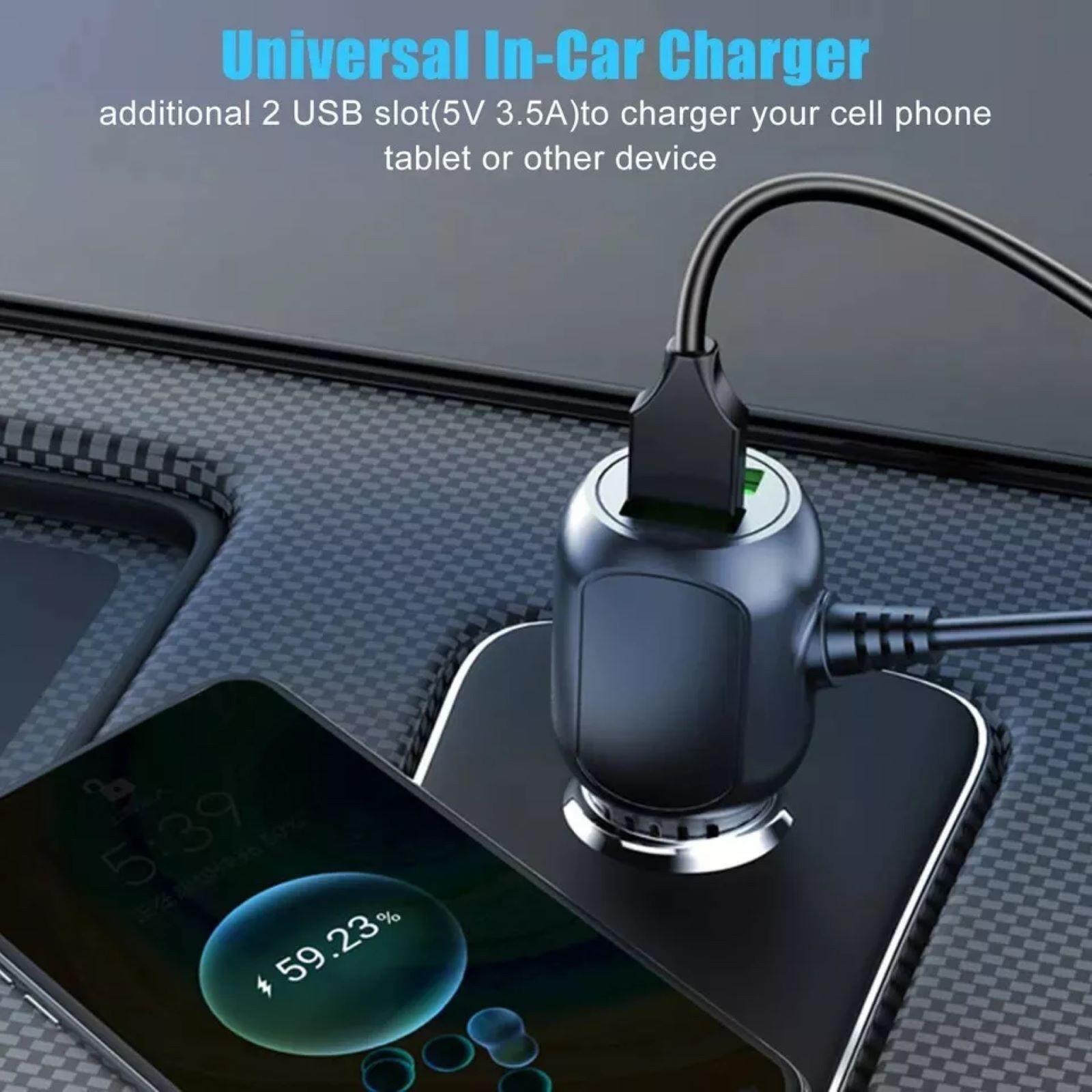 5V / 3.5A USB Dash Cam Car Charger Cable Power Cord Supply for Camera GPS