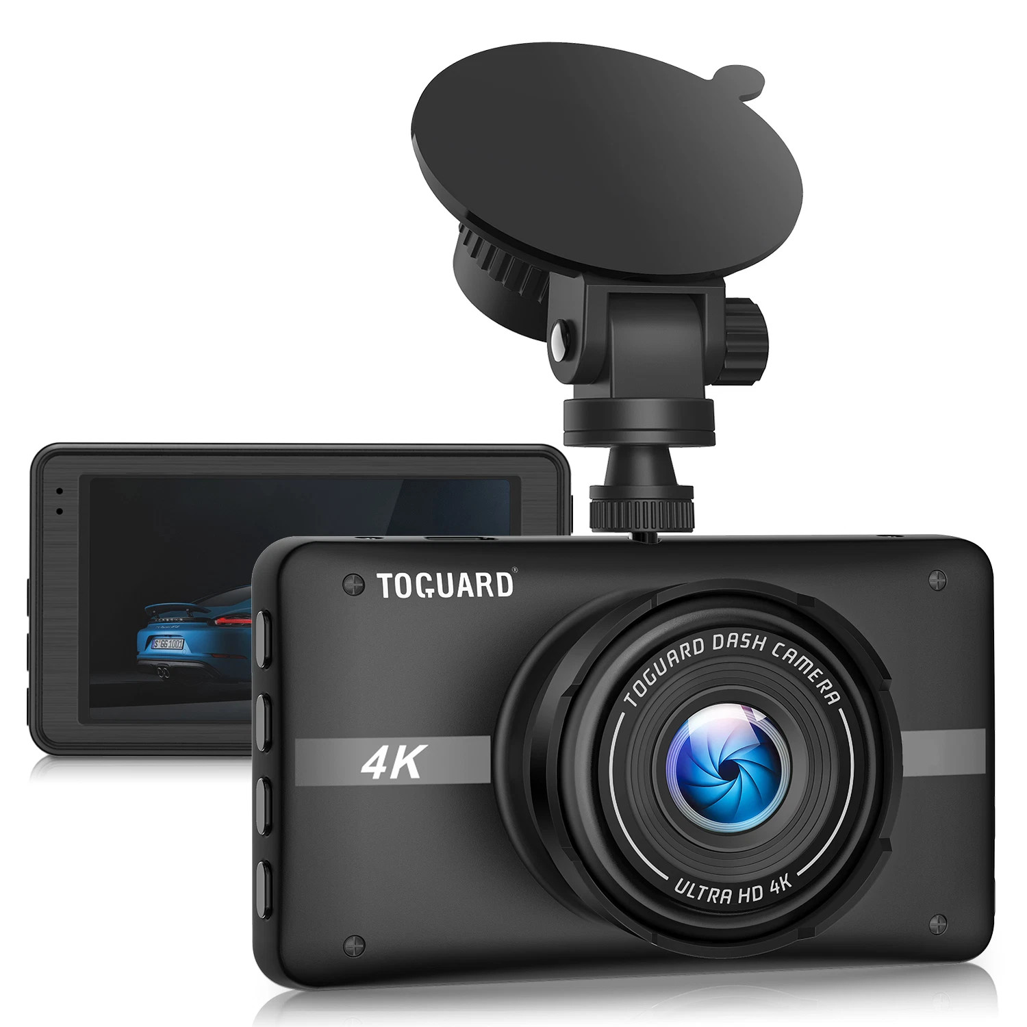 TOGUARD GPS 4K Front Dash Cam Car Video Recorder Parking Monitor Night Vision