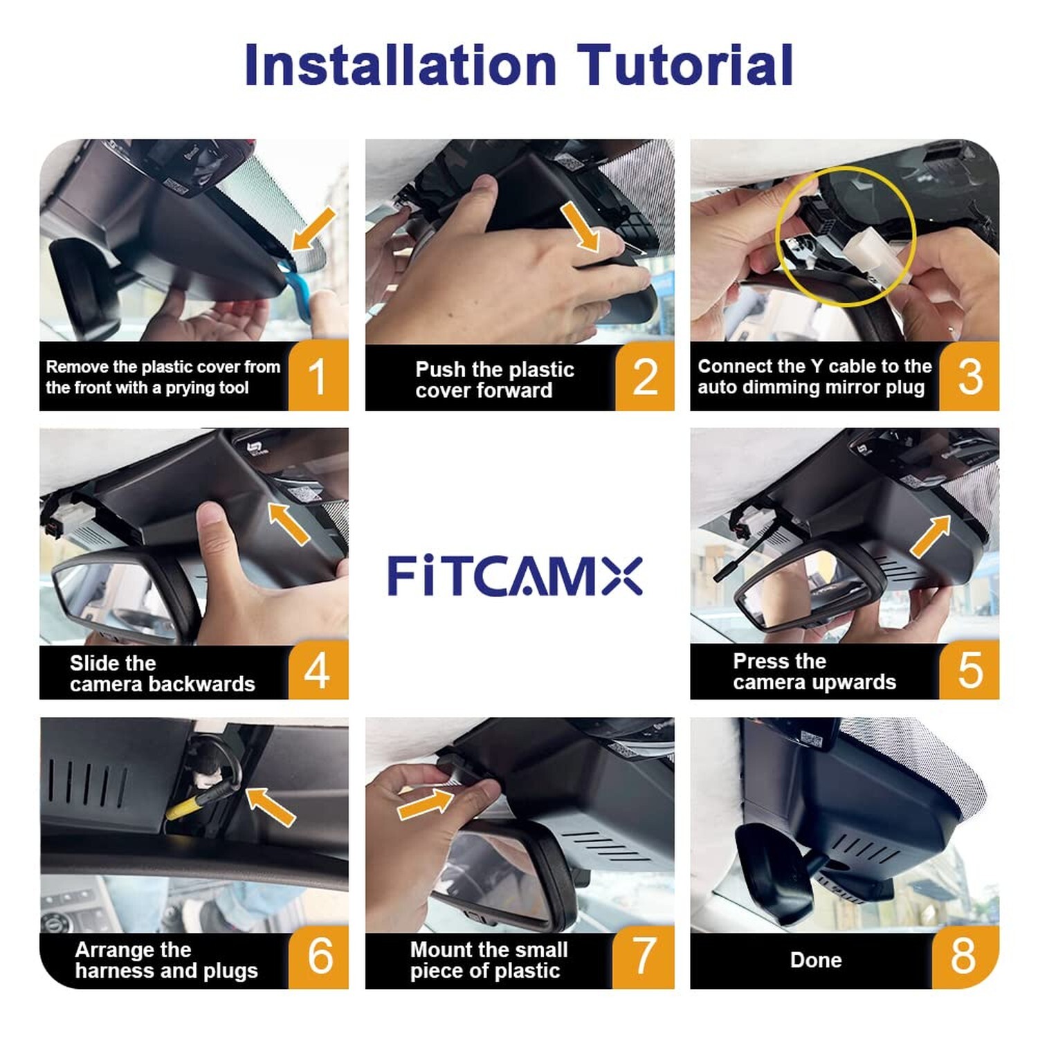 Fitcamx 4K Dash Cam Suitable for Genesis GV70 2022-2025 2.5T Standard 3.5T Sp…