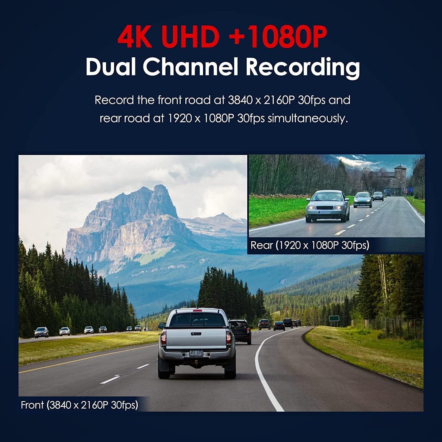 A129 Pro Duo 4K Dual Channel Dash Cam