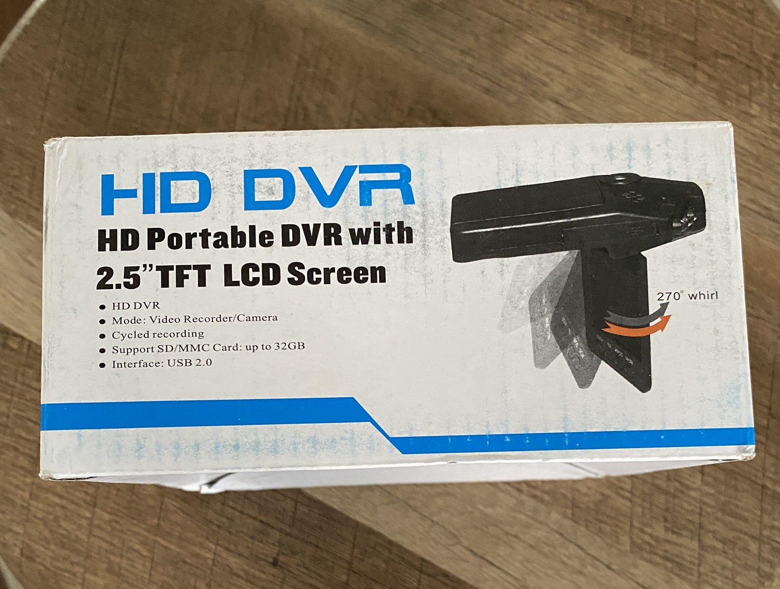 HD Portable DVR with 2.5 TFT LCD Screen