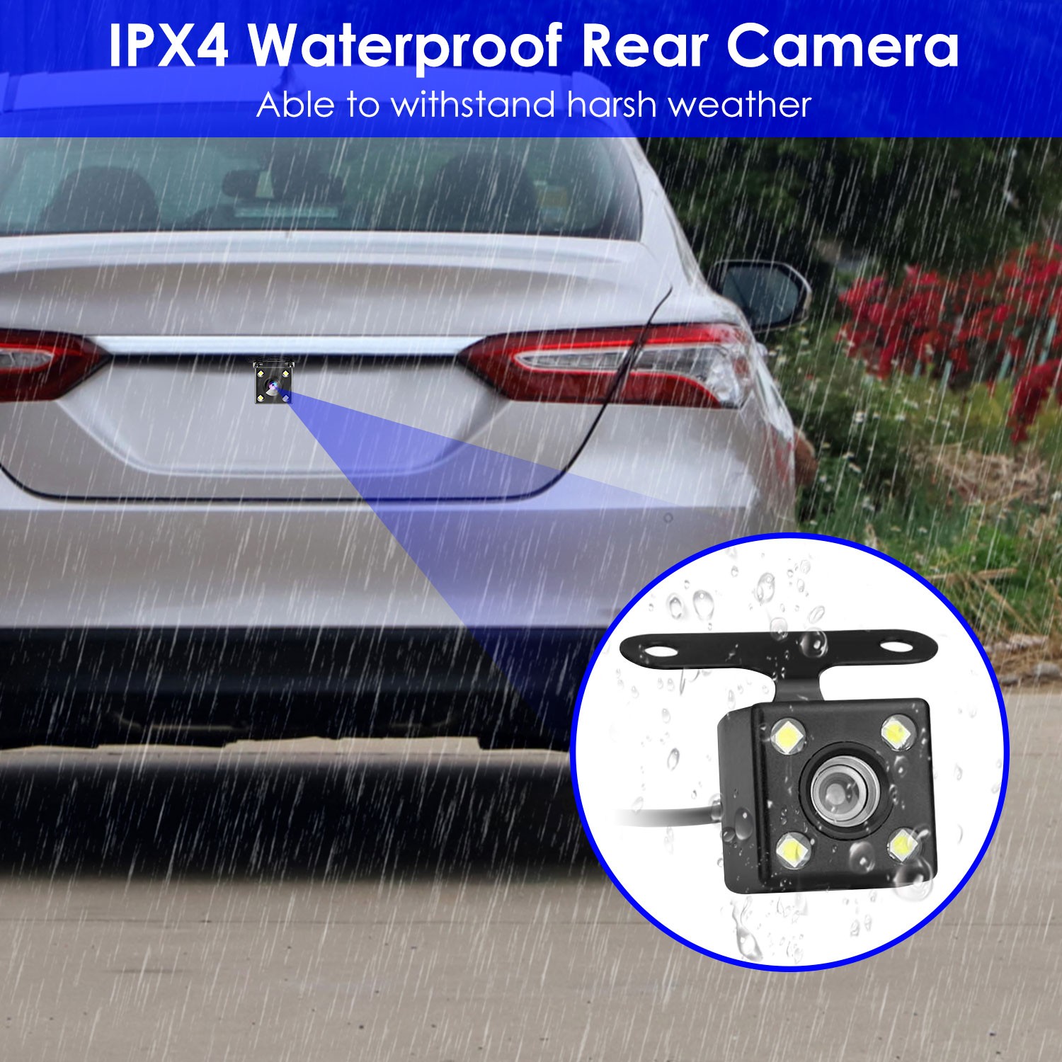3 Channels 1080P HD Dash Cam WiFi 170° Front Rear Inside Camera & App Control