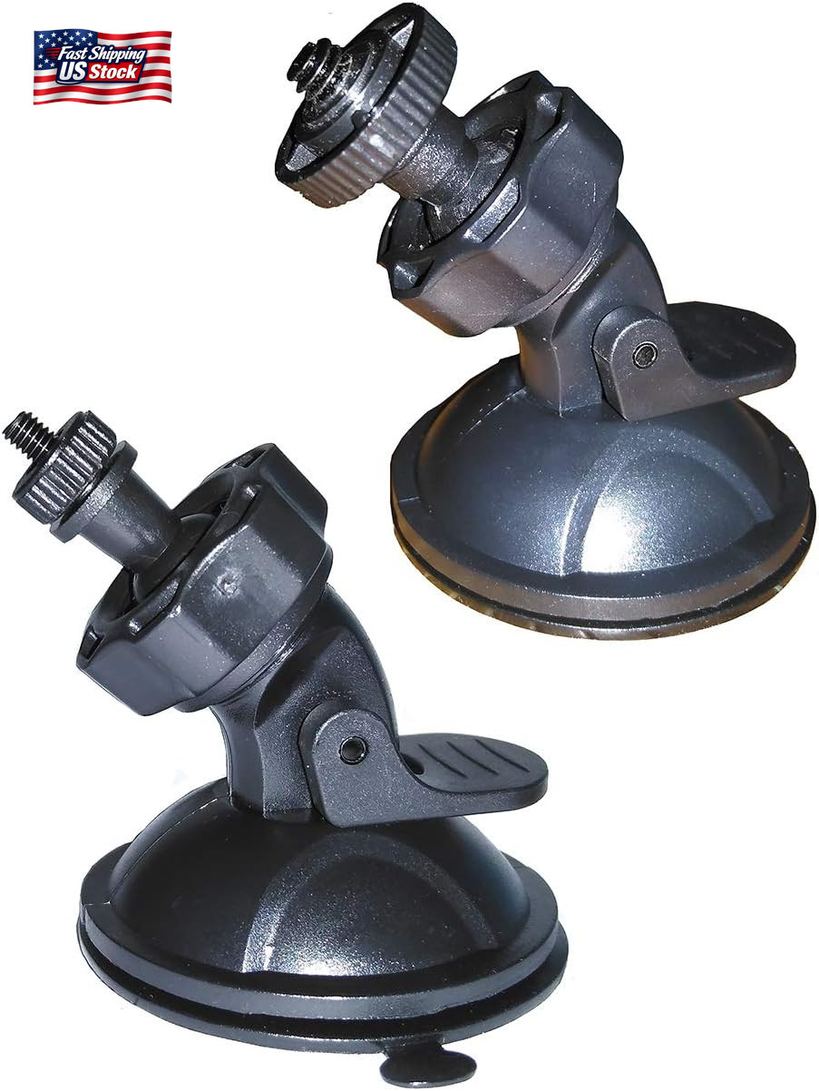 Dash Cam Suction Cup Mount for Oldshark Amuoc Jeemak Chortau Screw-Connect Dashc