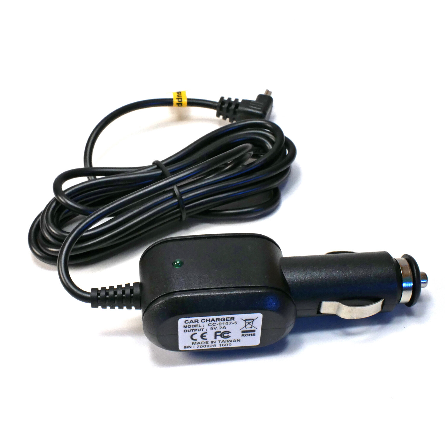2A USB car charger power cord for Cobra CDR 820 DashCam DSP9200BT Radar Detector