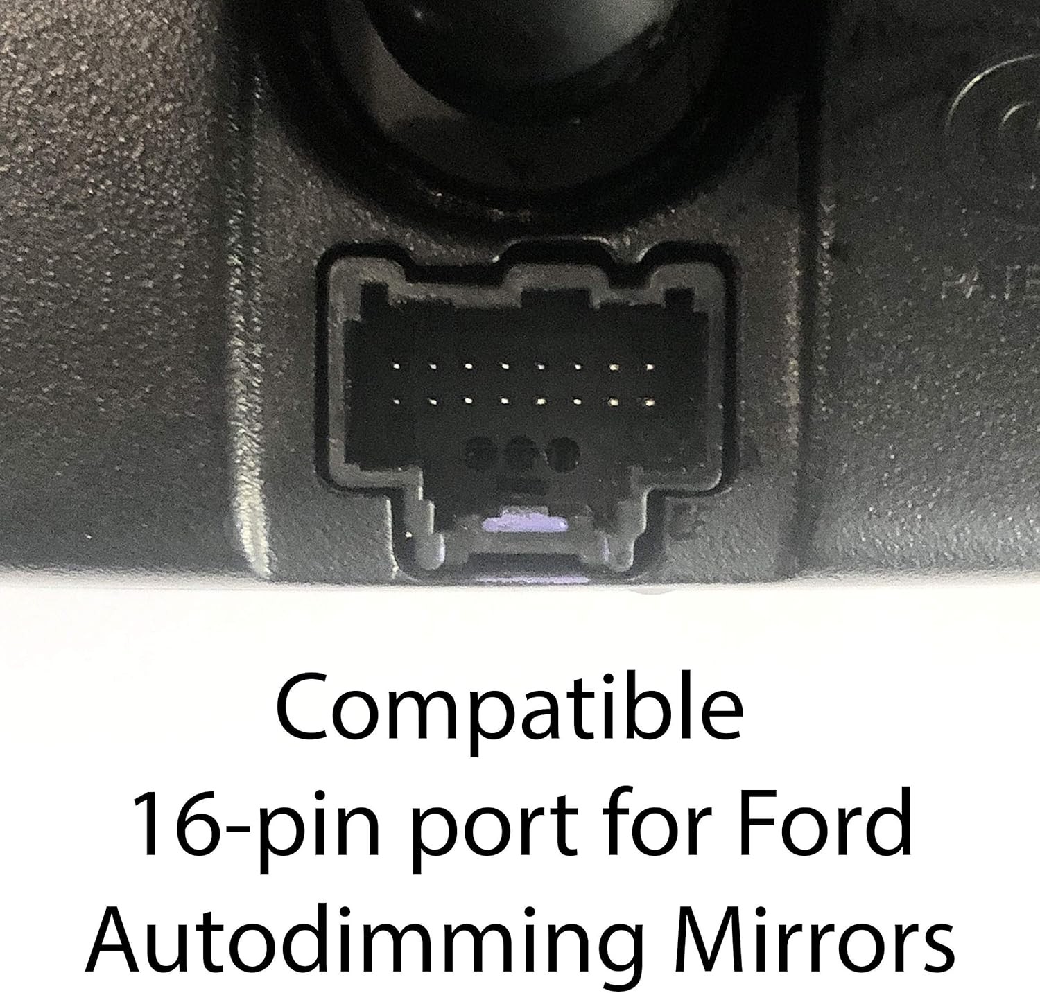 Dongar Dashcam Power Adapter (16-pin Type A) for Ford Vehicles. Compatible with
