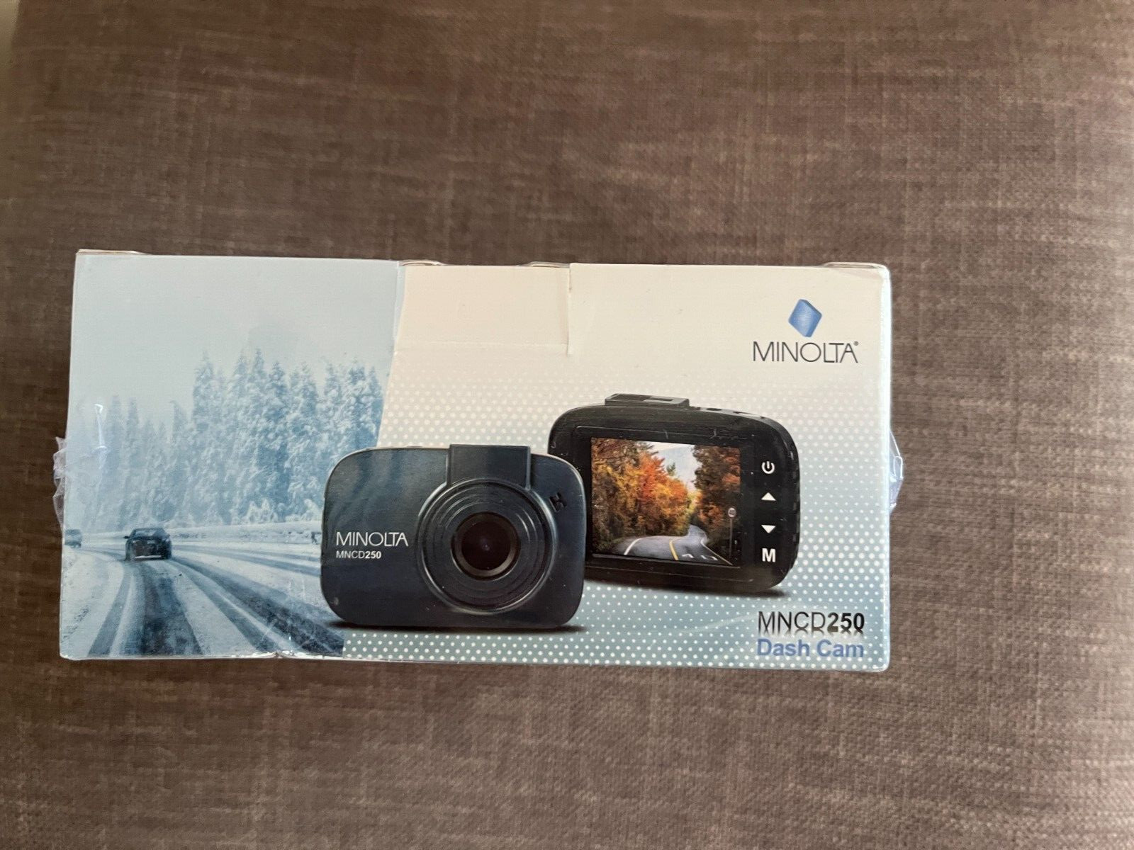 New Sealed Minolta MNCD250 Full HD 12MP 2.2″ LCD Screen Dash Cam #MNCD250-Black