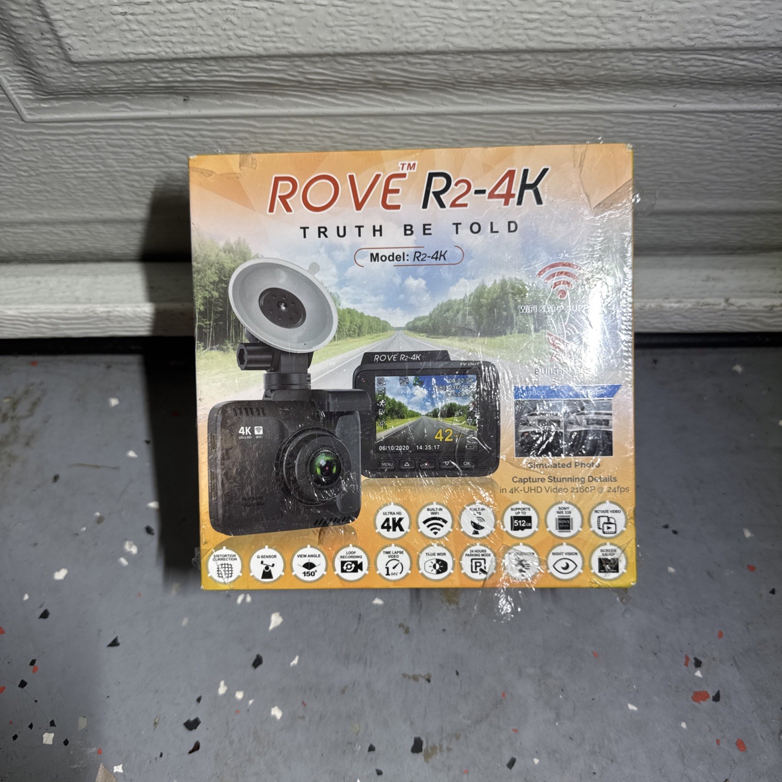 Rove R2-4k Dash Camera UHD 2160p 2.4″ Screen Car Safety And Security Brand New