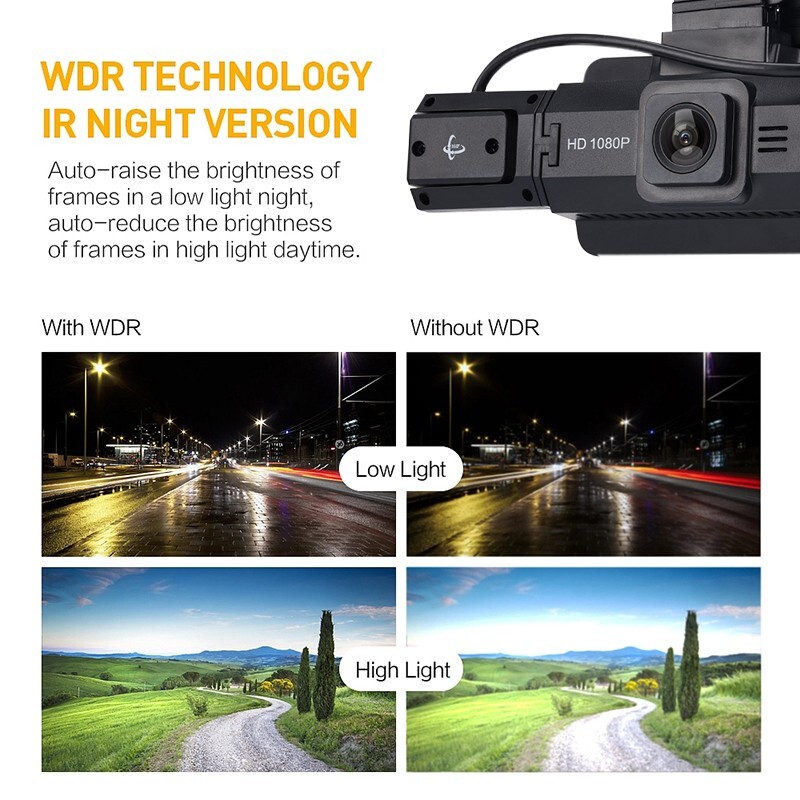 Car DVR Camera 1080P Dash Cam Loop Recording Video Recorder G-Sensor 170° Wide