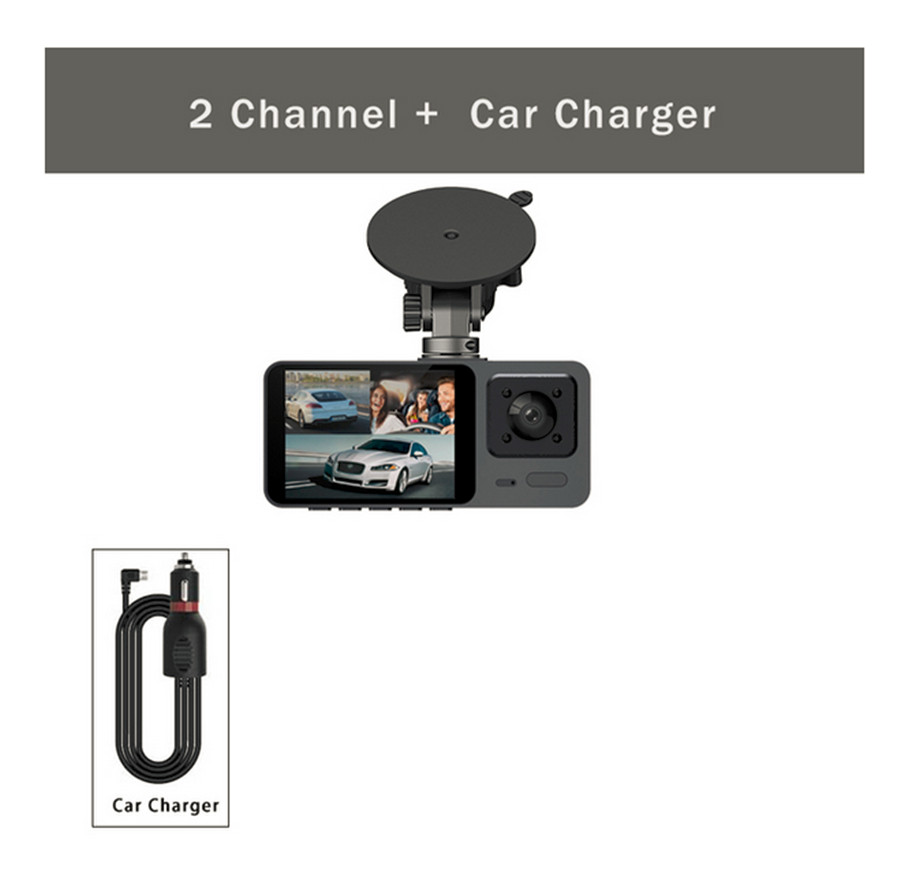 Dual Lens WiFi Dash Cam Car DVR Camera Recorder Video Mini Registrator Camcorder