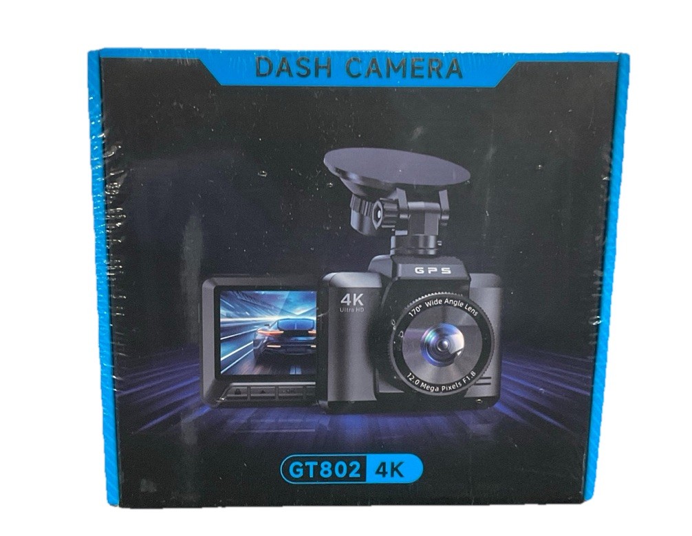 GT802 4K Dash Camera 32GB – BLACK – SEALED