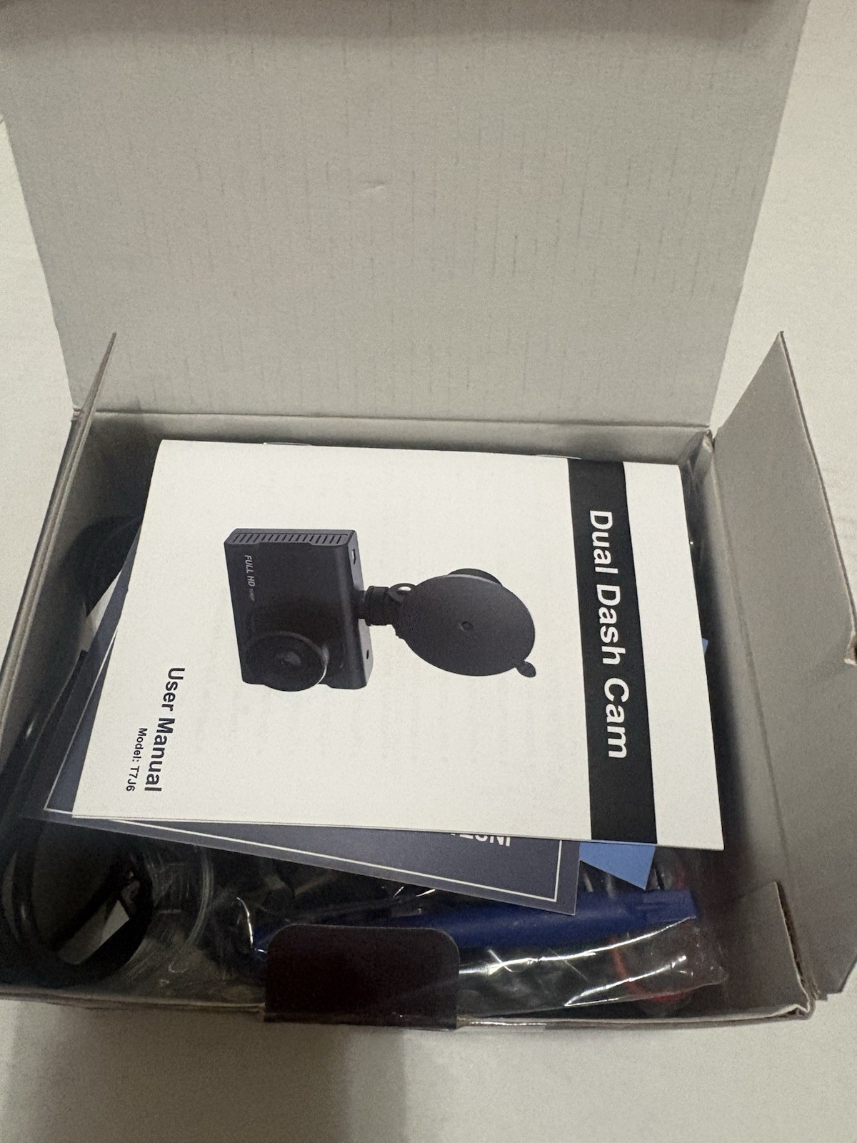 NEXPOW T7J6 Dual Dash Cam Front Rear Camera 1080P VGA Night Vision Loop Recordin