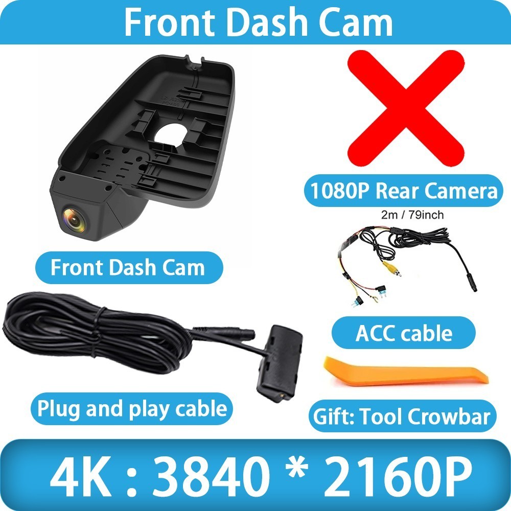 for FAW Bestune X40 2017 2018 2019 2020 OEM 4K Wifi DVR Dash Cam Front Camera