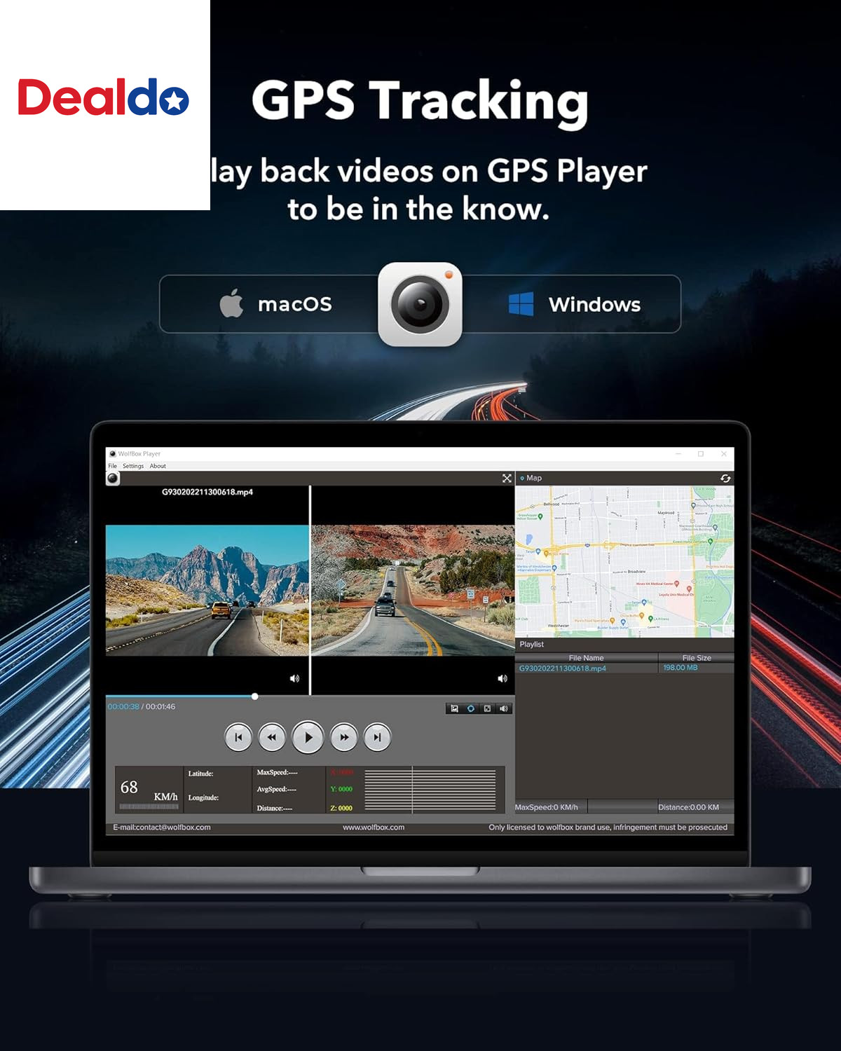 G930 10” Rear View Mirror Camera with 5.8Ghz Wifi, 4K Dash Cam Front and Rear w