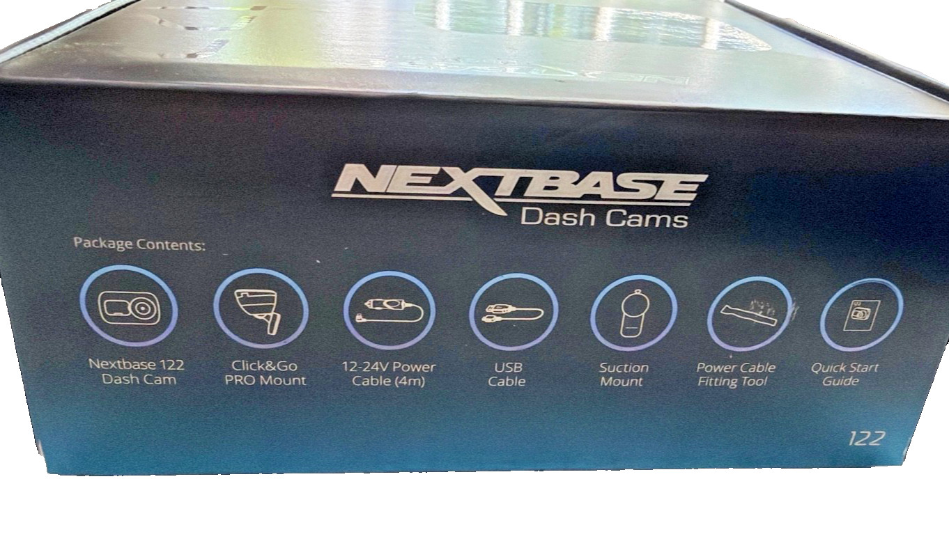 Nextbase 122 Dash Cam 720p HD 30fps 2” Screen NBDVR122 NEW Unopened