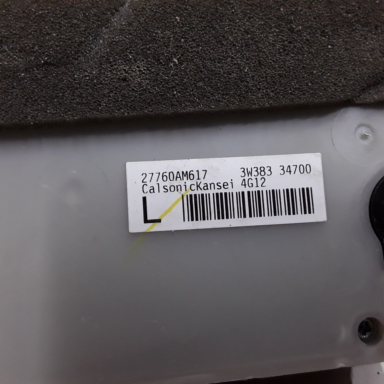 03 04 Infinity G35 heater AC display panel OEM 3W383 34700 needs cover