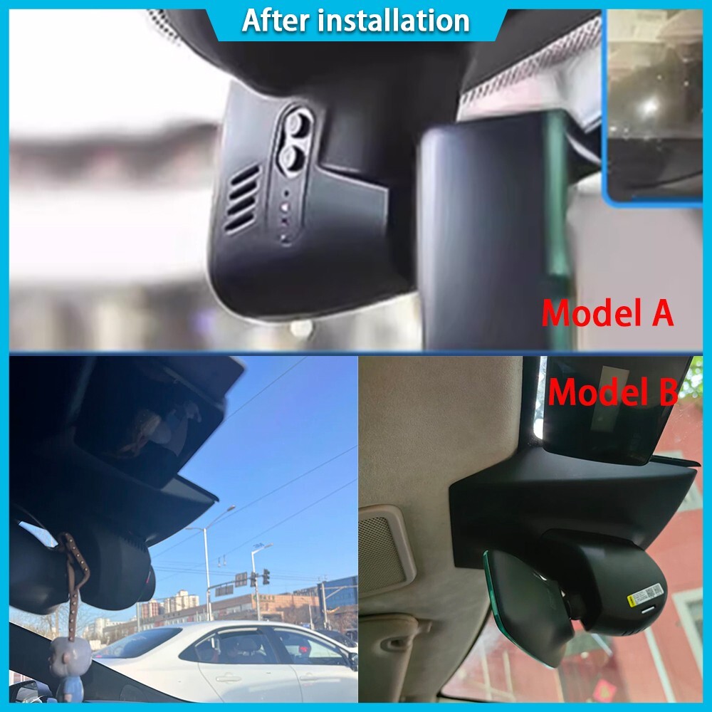 4K UHD Wifi DVR Dash Cam Camera for Tesla Model S 60 P85 70D 85D P85D P90D P100D