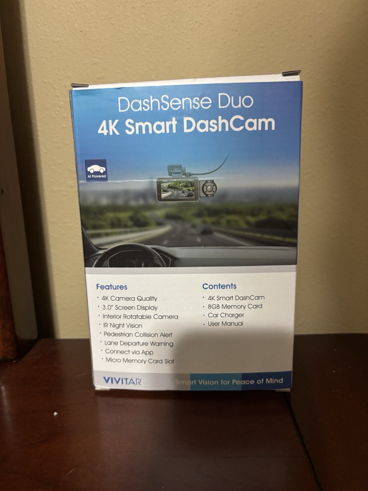 New in Box – Vivatar Dash Sense Duo 4K Smart Dash Cam