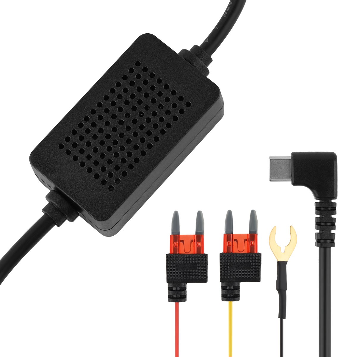 Dash Cam Hard Wire Kit 12/24V to 5V Car Charger 3A 24H Parking Monitor Buck Line