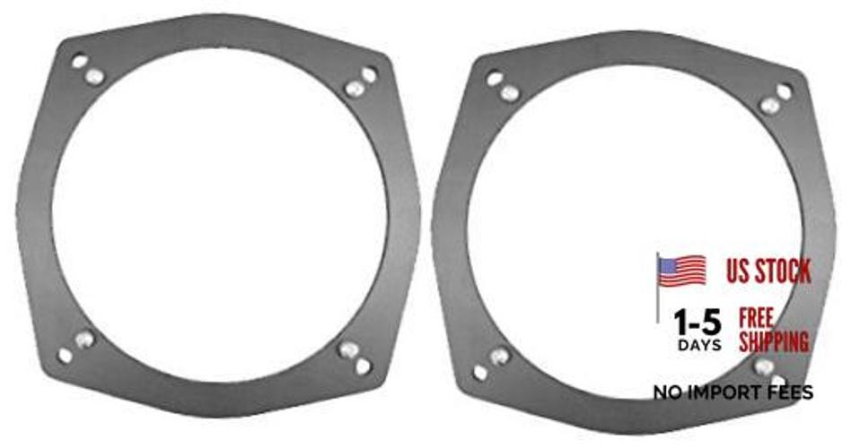 Front or Rear 6 1/2″ 6.5″ Speaker Adapter Spacer Rings Fits 2002-2007