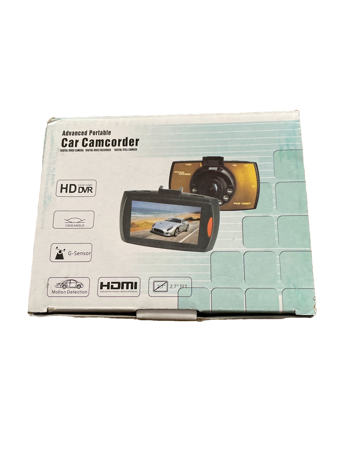 Advanced Portable Car Camcorder w/Digital Video,Voice and Still Camera