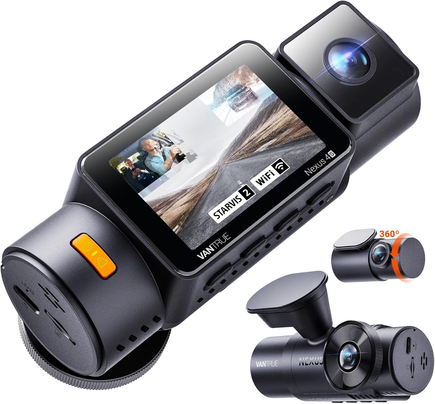 Vantrue New N4S 3 Channel Dash Cam STARVIS 2 Night Vision