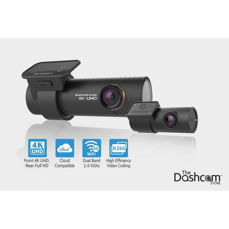 BlackVue DR900S-2CH 4K UHD Dual Channel Dashcam WiFi GPS Cloud 16GB MicroSD Read