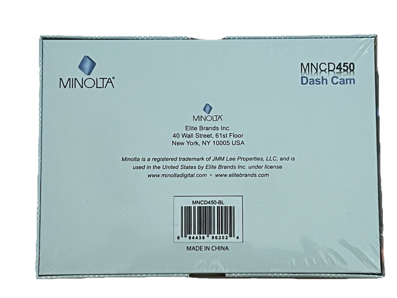 Minolta MNCD450 1080p Dash Cam Blue • 4.0” LCD Monitor • Brand New!