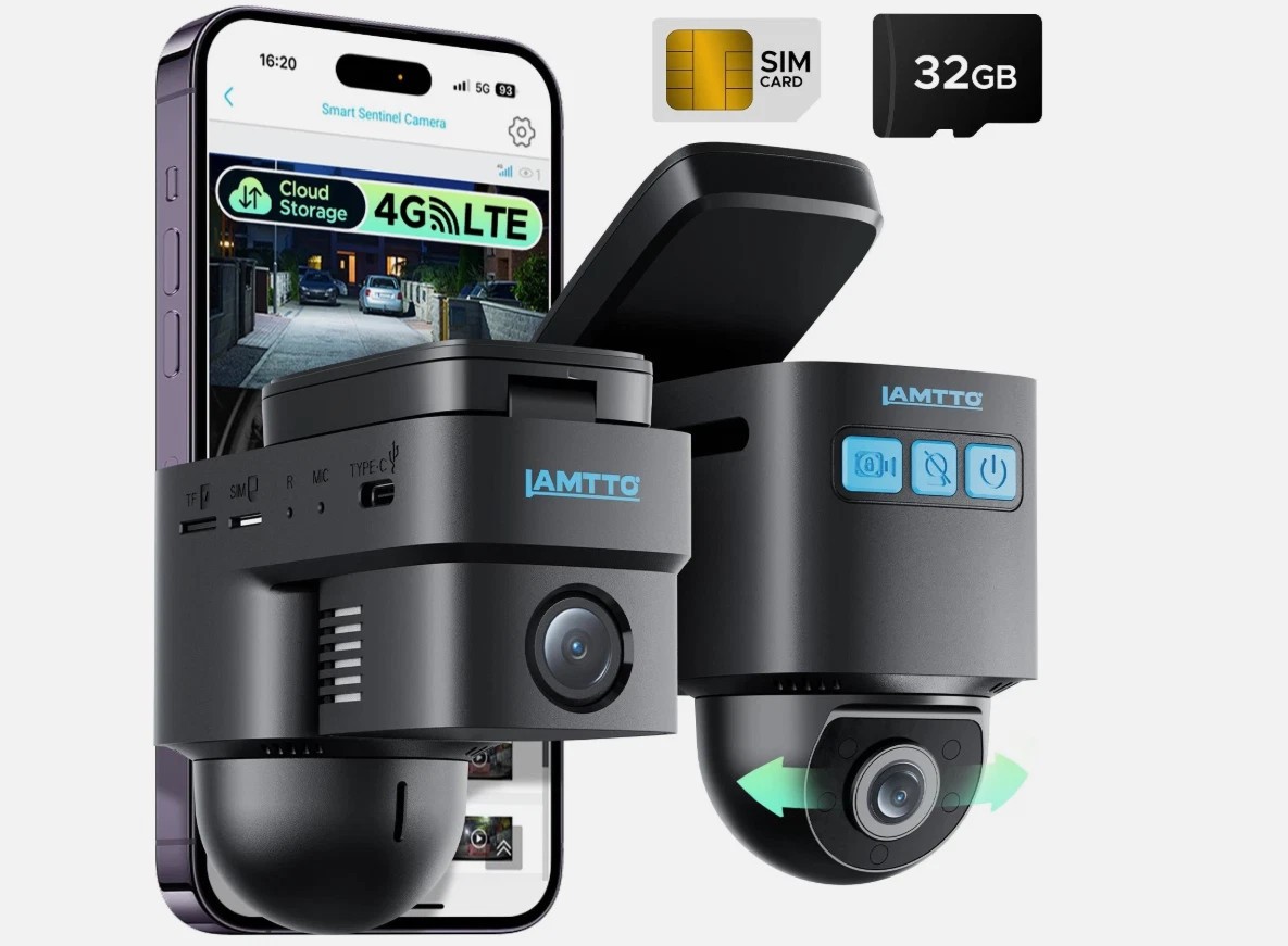 4G LTE Dual Dash Cam Front Inside,AI Detection dashcam for Cars Remote Live-View