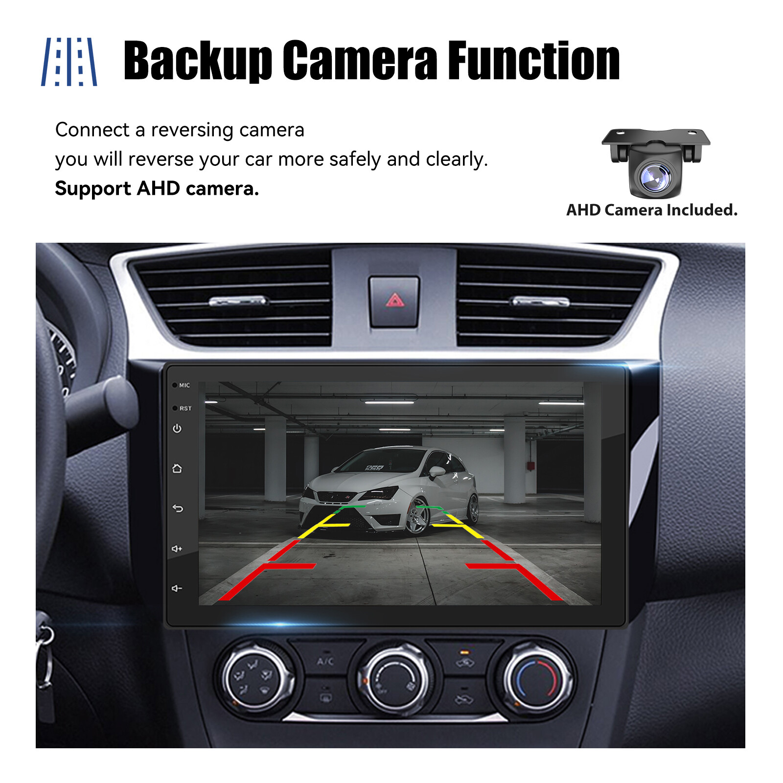 Single Din Car Stereo CD DVD MP3 Radio Audio Player Bluetooth USB TF Receiver