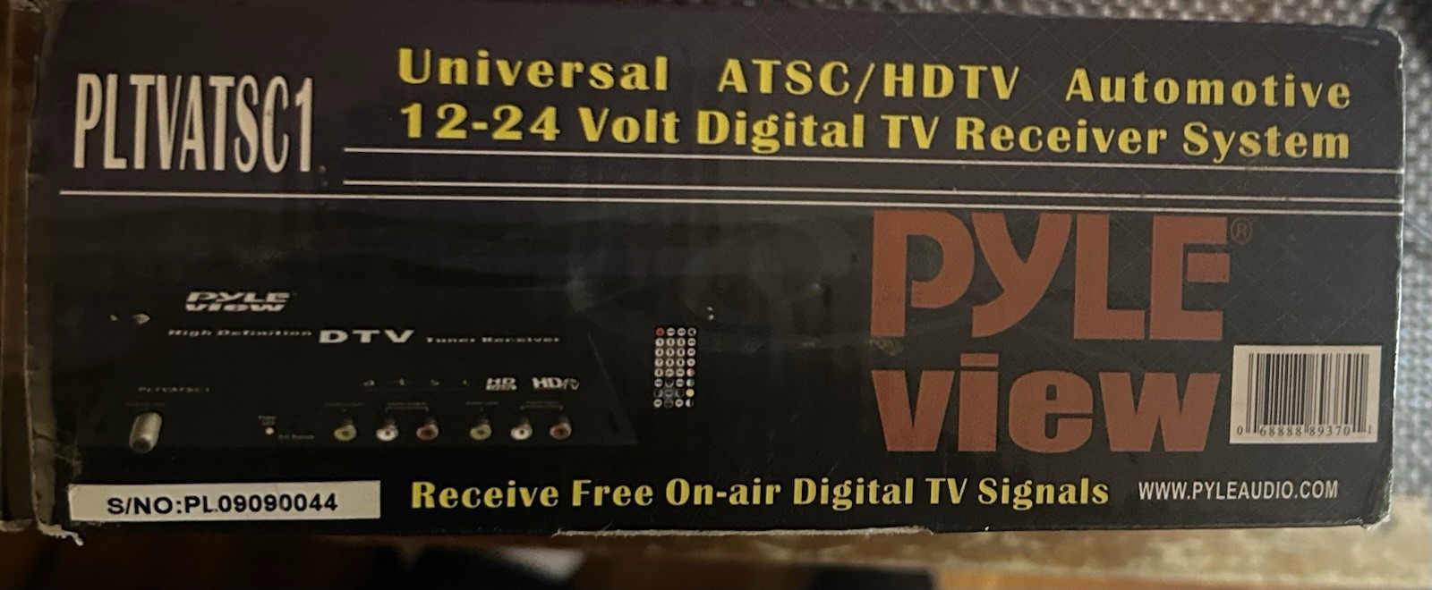 Pyle View PLTVATSC1 Universal ATSC HDTV Digital TV Receiver for Auto ,Boat
