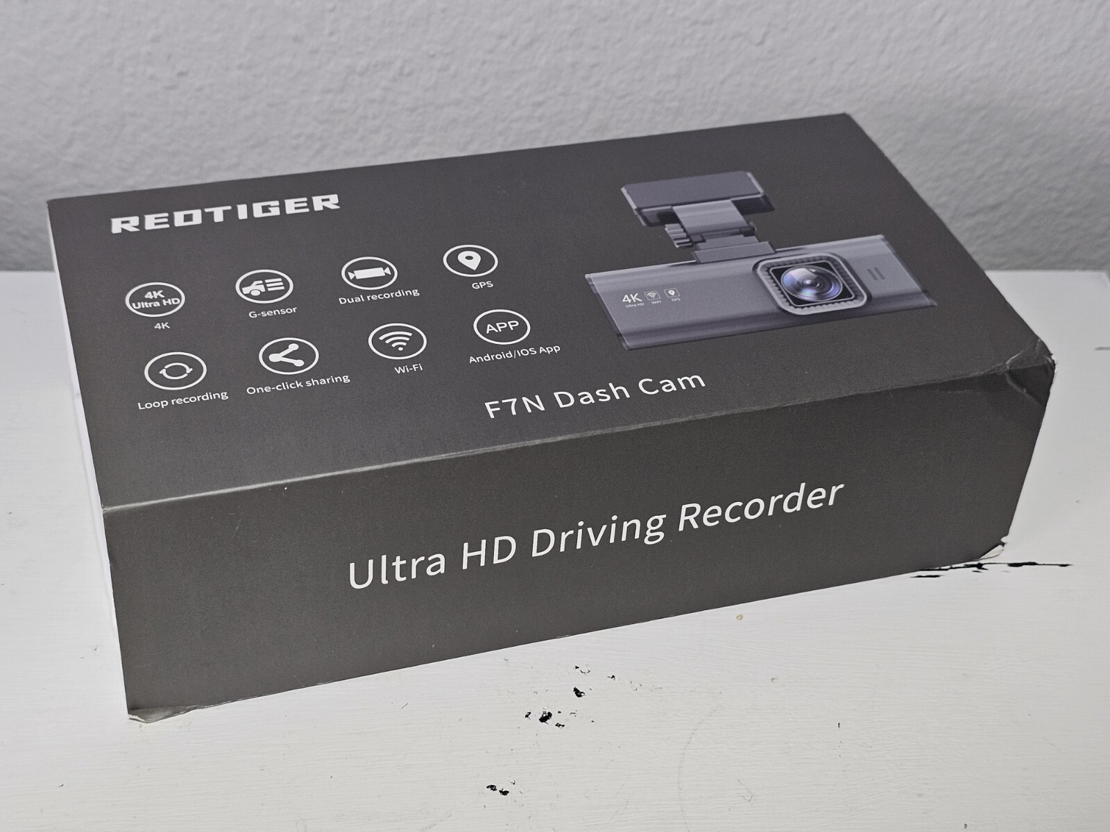 REDTIGER 4K ULTRA CLEAR WIFI & APP CONTROL GPS TRACKING NEW