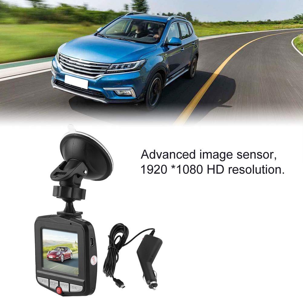 Car Driving Recorder, 1080P Full Dash Cam Portable 2.2inch Car DVR Camera 170…