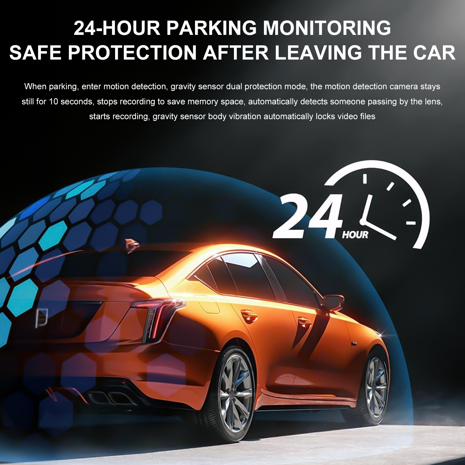 4K 10″ Dual Dash Cam Car Rear Mirror View Backup Dual Camera Night Vision IPS