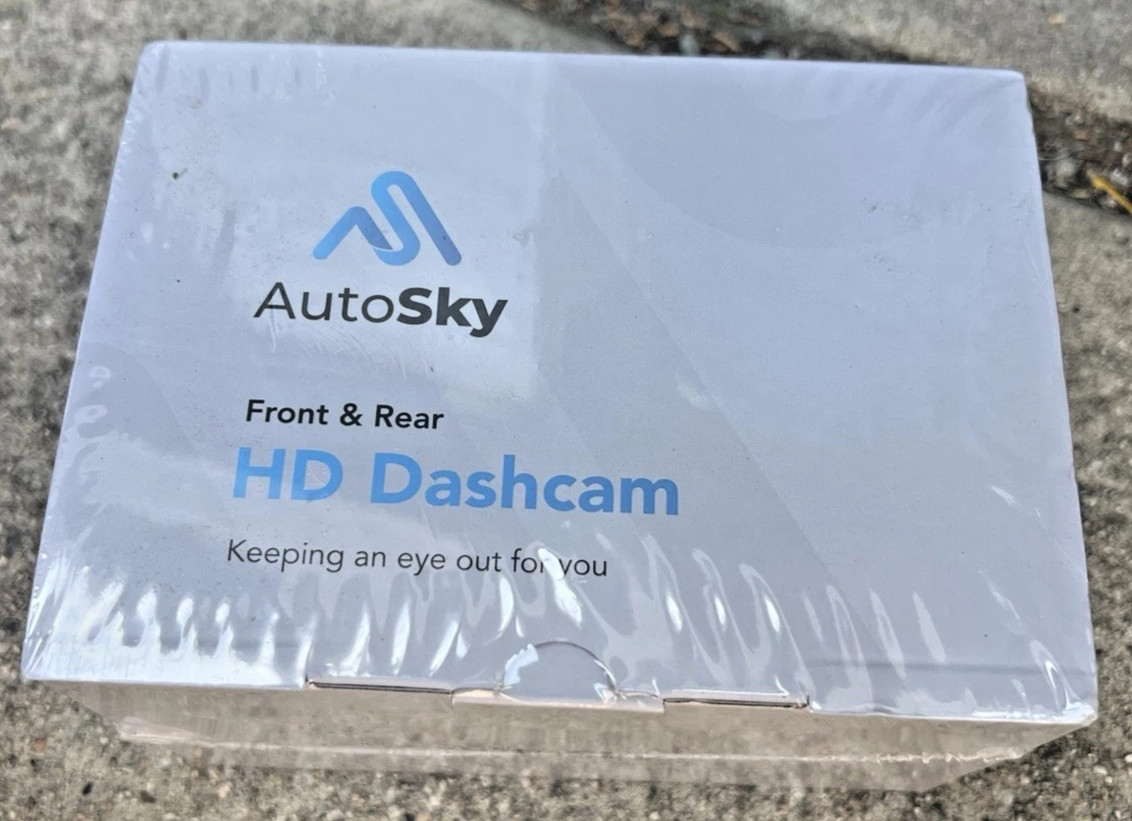 AutoSky Dash Cam Front and Rear – Full Hd 32GB Memory Card – Model ADC-101