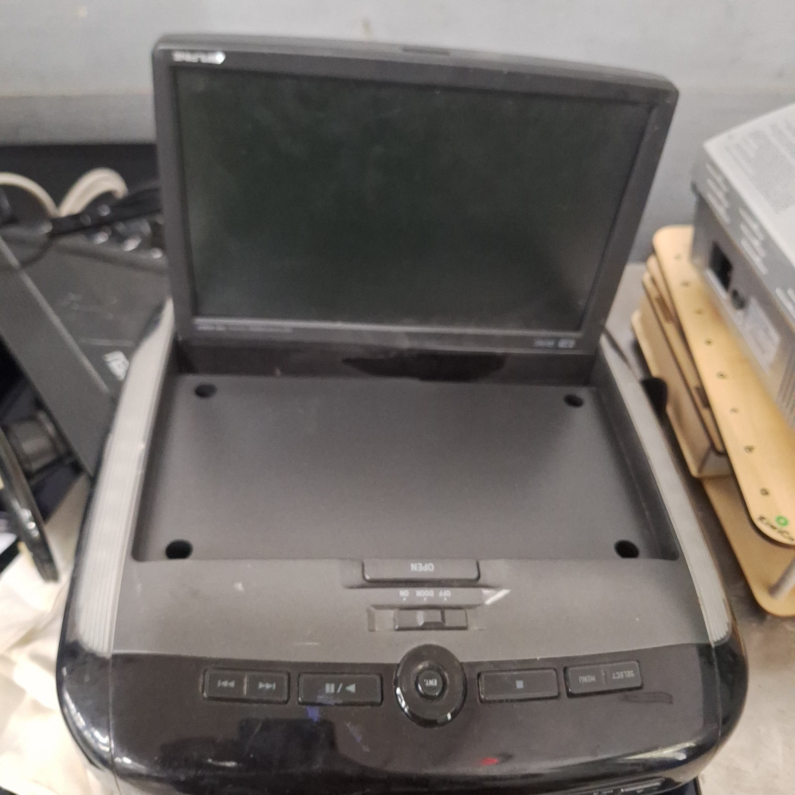 Alpine PKG-RSE2 TMX-R2000 Flip Down Roof Mount DVD Monitor Overhead Screen