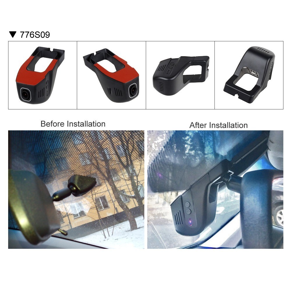 SONY IMX307 1080P Universal Wifi DVR for All Vehicles Adjustable Angle