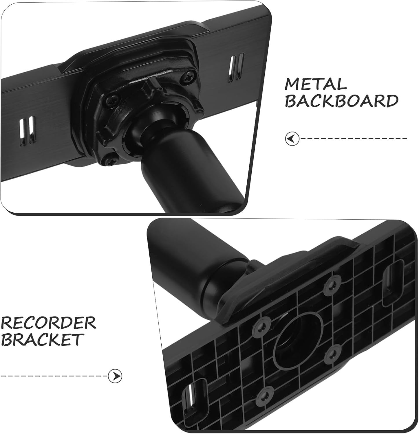 Dash Cam Mount for 5.5″ to 12″ Rearview Mirrors – Enhanced Driving Safety Kit